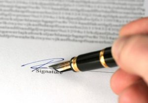 Signing