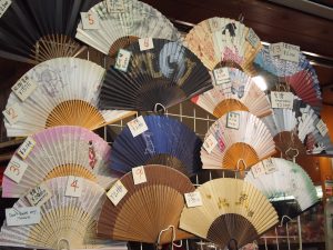 Traditional fans for sale, Tokyo, Japan